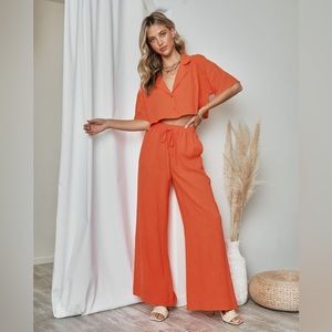 ACOA Linen Orange Set